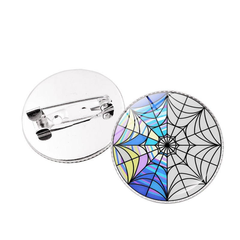 Wednesday Little Wolf Girl Brooch Versatile Selling Accessories Pin Badge Bag Clothing Decoration - Image 2